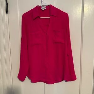 Magenta Blouse - Express